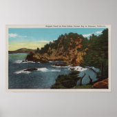 Carmel, CA - Rugged Coast on Point Lobos Poster (Vorne)