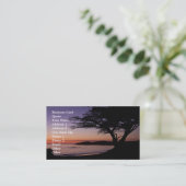 Carmel, CA-Sonnenuntergang-Visitenkarte Visitenkarte (Stehend Vorderseite)