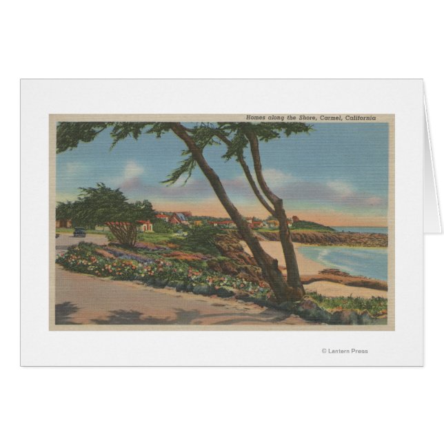 Carmel, CA - Zuhause entlang der Shore View (Vorderseite (Horizontal))