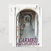 Carmel California Postkarte (Vorne/Hinten)