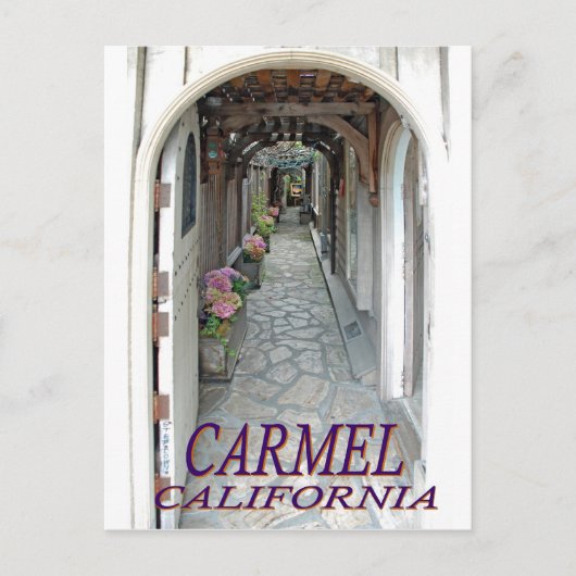 Carmel California Postkarte (Vorderseite)