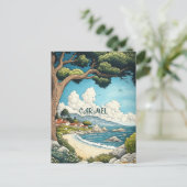 Carmel California Travel Postkarte (Stehend Vorderseite)