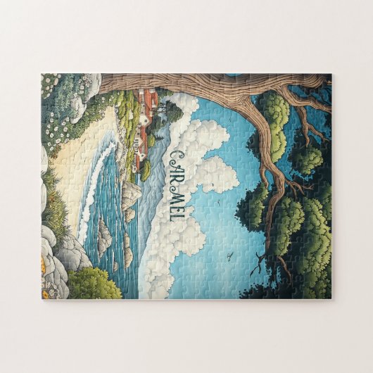 Carmel California Travel Puzzle (Horizontal)