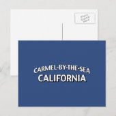 Carmel-durch-d-Meer Kalifornien Postkarte (Vorne/Hinten)