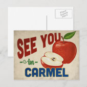 Carmel Indiana Apple - Vintage Travel Postkarte (Vorne/Hinten)