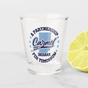Carmel, Indiana Schnapsglas