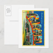 Carmel, Kalifornien - Große Briefszenen Postkarte (Vorne/Hinten)