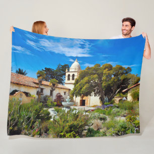 CARMEL MISSION BASILICA Fleece Blanket