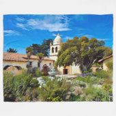 CARMEL MISSION BASILICA Fleece Blanket (Vorderseite (Horizontal))