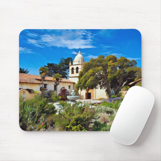 CARMEL MISSION BASILICA Mouse Pad Mousepad (Mit Mouse)