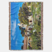 CARMEL MISSION BASILICA Throw Blanket Decke (Vorderseite Vertikal)