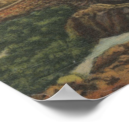 Carmel, Monterey, & Pacific Grove, CA - begrüßt Poster (Ecke)