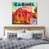 Carmel Orange LabelEast Highlands, CA Leinwanddruck (Insitu (Schlafzimmer))
