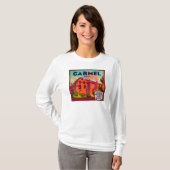 Carmel orange LabelEast Hochländer, CA T-Shirt (Vorne ganz)
