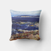 Carmel Seascape von Typ Orlando Rose Kissen (Rückseite)