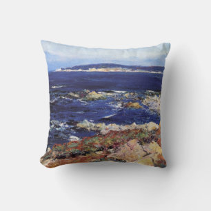 Carmel Seascape von Typ Orlando Rose Kissen