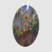 Carmel Spanish Mission California Garden Ornament (Vorderseite)