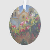 Carmel Spanish Mission California Garden Ornament (Vorderseite)