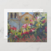 Carmel Spanish Mission California Garden Postkarte (Vorne/Hinten)