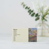 Carmel Spanish Mission California Garden Visitenkarte (Stehend Vorderseite)