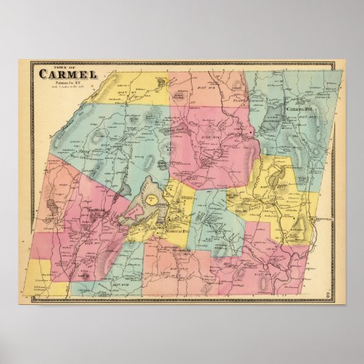 Carmel, Stadt Poster (Vorne)