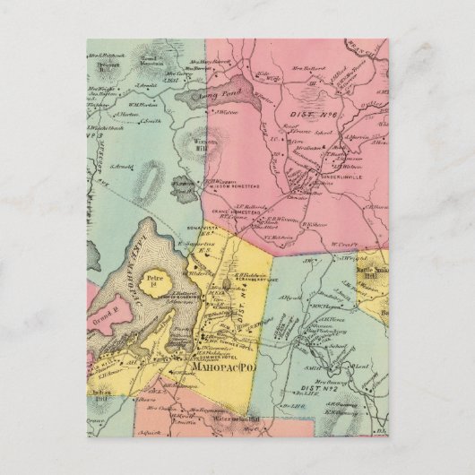 Carmel, Stadt Postkarte (Vorderseite)