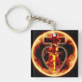 Carmelite Saints & Trinity Schlüsselanhänger (Vorderseite)