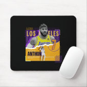 Carmelo-anthony -basketball-papier-plakat-lakers A Mousepad (Mit Mouse)