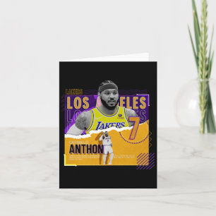 Carmelo-anthony -Basketball-Papier-Poster-Lakers A Karte