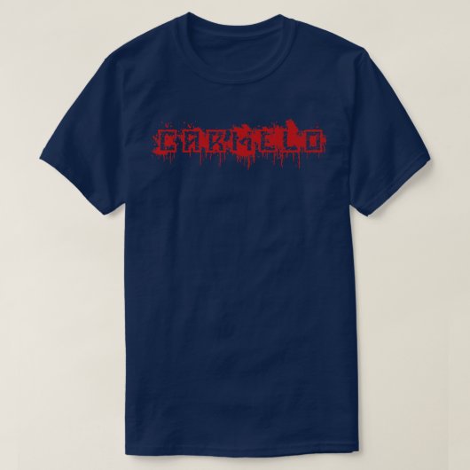 Carmelo - First Name Halloween Anzug Personalize T-Shirt (Design vorne)