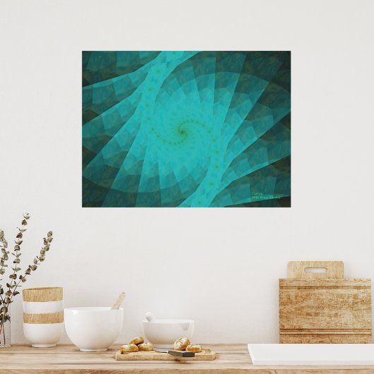 Carmen Abstrakt Art Poster (Küche)