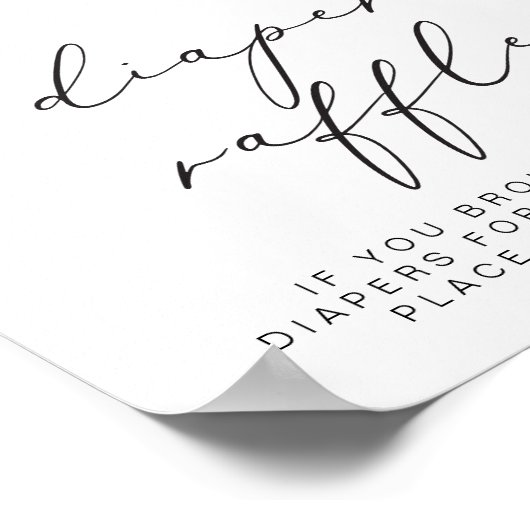 CARMEN Blue Map Adventure Baby Diaper Raffle Poster (Ecke)