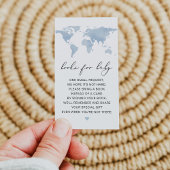 CARMEN Blue Map Adventure Books for Baby Card Platzkarte