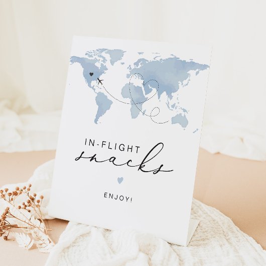 CARMEN Blue Travel Thema in Flight Snacks Sockelschild