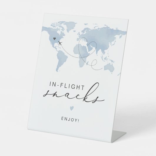 CARMEN Blue Travel Thema in Flight Snacks Sockelschild (Vorderseite)