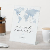 CARMEN Blue Travel Thema in Flight Snacks Sockelschild (In SItu)