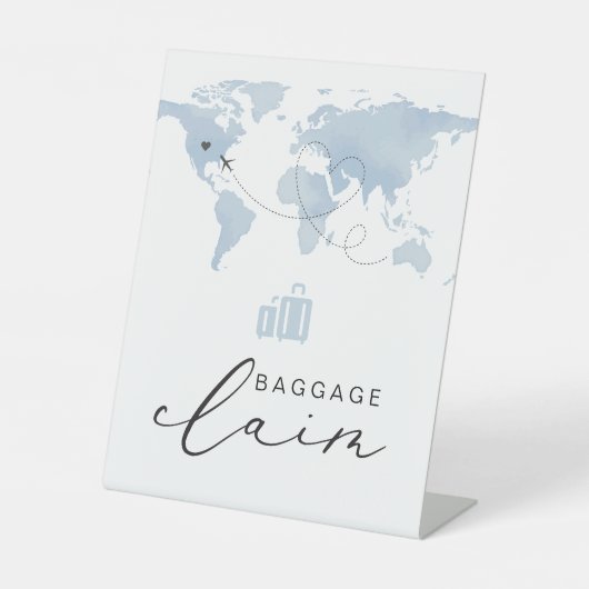 CARMEN Blue Travel Themed Baggers Anspruch Sockelschild (Vorderseite)