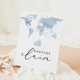 CARMEN Blue Travel Themed Baggers Anspruch Sockelschild