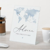 CARMEN Blue Travel Themed Guest Karo in Sockelschild (In SItu)