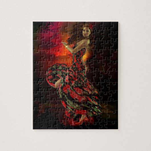 Carmen der spanische Tänzer Puzzle (Vertikal)