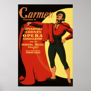 Carmen, die Oper Poster