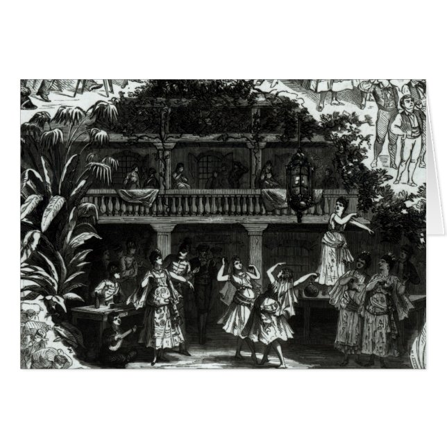 Carmen in der Taverne Lilas Pastia (Vorderseite (Horizontal))