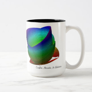 Carmen Miranda als Hummer Zweifarbige Tasse