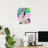 Carmen Miranda bringt Farbe ins Zimmer Poster (Heimbüro)