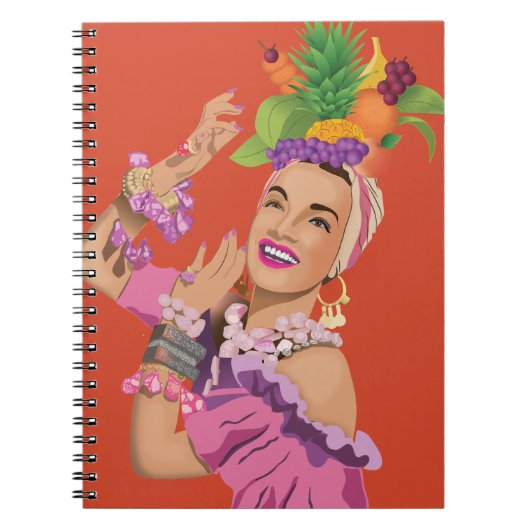 Carmen Miranda Notizblock (Vorderseite)