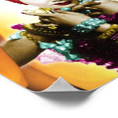 Carmen Miranda Portrait Collage Poster (Ecke)
