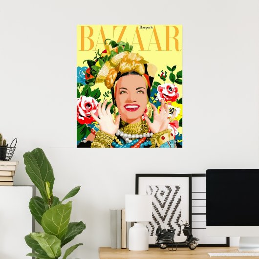 CARMEN MIRANDA POSTER (Heimbüro)