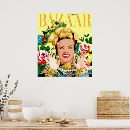 CARMEN MIRANDA POSTER (Küche)