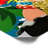 CARMEN MIRANDA POSTER (Ecke)