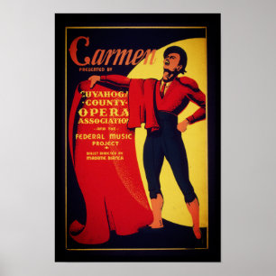 Carmen Opernplakat Poster